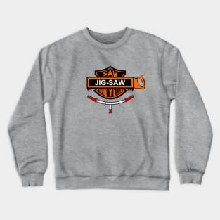 Saw Jigsaw Tricycles Crewneck Sweatshirt